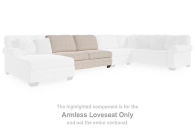 Alyadaria Armless Loveseat
