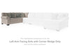 Alyadaria Left-Arm Facing Sofa with Corner Wedge