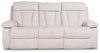 Feesler Reclining Sofa with Drop Down Table