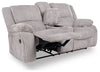 Bonnacraft Reclining Loveseat with Console