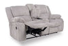 Bonnacraft Reclining Loveseat with Console