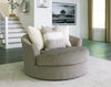 Creswell Oversized Swivel Accent Chair