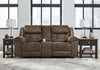 Florelle Glider Reclining Loveseat with Console