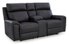 Montacute Glider Reclining Loveseat with Console
