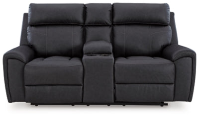 Montacute Glider Reclining Loveseat with Console
