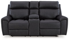 Montacute Glider Reclining Loveseat with Console