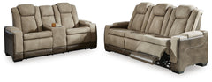 Next-Gen Durapella Power Reclining Sofa and Loveseat