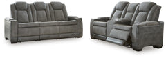 Next-Gen Durapella Power Reclining Sofa and Loveseat