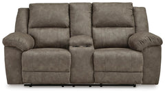 Laresview Reclining Loveseat with Console