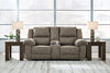 Laresview Reclining Loveseat with Console