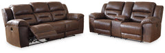 Stoneland Power Reclining Sofa and Loveseat