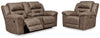 Stoneland Reclining Loveseat and Power Recliner