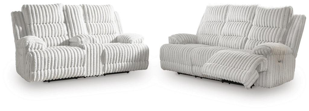 Technique Power Reclining Sofa and Loveseat