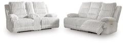 Technique Power Reclining Sofa and Loveseat