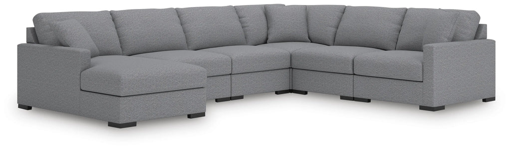 Omaha by Ashley 6-Piece Sectional with Chaise