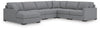 Omaha by Ashley 6-Piece Sectional with Chaise