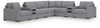 Omaha by Ashley 8-Piece Sectional with Audio Consoles