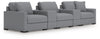 Omaha by Ashley 5-Piece Sectional with Storage Consoles