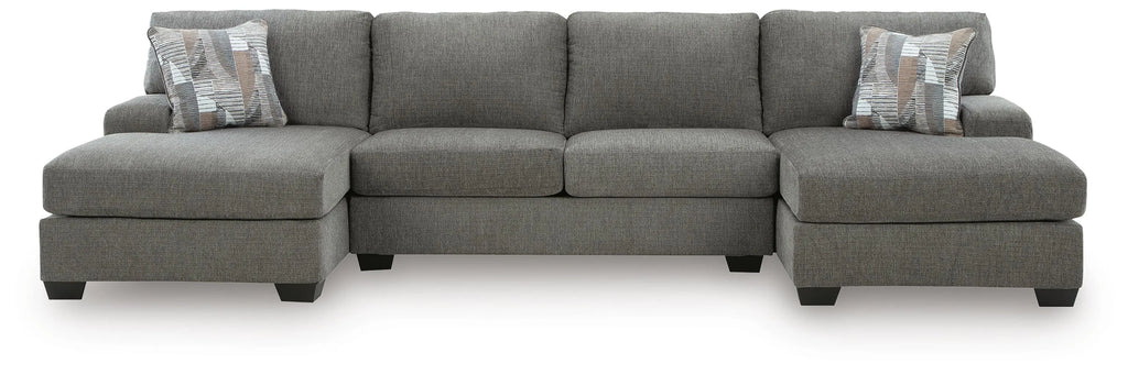 Newellen 3-Piece Sleeper Sectional with Double Chaise