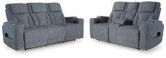 Forest Lake Power Reclining Sofa and Loveseat
