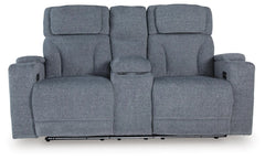 Forest Lake Power Reclining Loveseat with Console