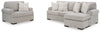 Eastonbridge Sofa Chaise and Oversized Chair