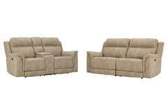Next-Gen Durapella Power Reclining Sofa and Loveseat