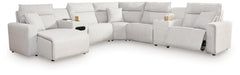 Modmax II 7-Piece Power Reclining Sectional with Chaise and Audio Console