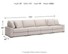 Calden 4-Piece Sectional Sofa