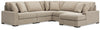 Calden 5-Piece Sectional with Chaise