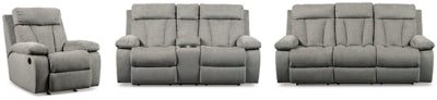 Mitchiner Reclining Sofa, Loveseat and Recliner
