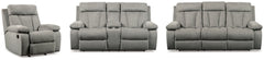 Mitchiner Reclining Sofa, Loveseat and Recliner