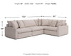 Whitehaven 4-Piece Sectional