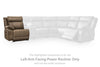 Max-Media Left-Arm Facing Power Recliner