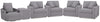 Modmax 3-Piece Sectional Sofa, 2-Piece Sectional Loveseat and Swivel Glider Recliner