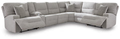 Acklen Place 7-Piece Power Sectional Reclining Sofa with Storage Console