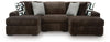 Midnight-Madness 3-Piece Double Chaise Sectional