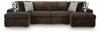 Midnight-Madness 4-Piece Double Chaise Sectional