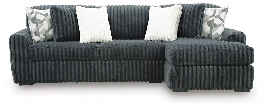 Midnight-Madness 2-Piece Sectional Sofa Chaise