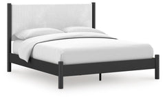 Fargenta King Upholstered Panel Bed
