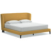 Maloken King Upholstered Bed with Roll Slats