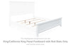 Trulani King/California King Panel Footboard with Roll Slats