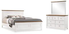 Westconi Queen Panel Bed, Dresser and Mirror