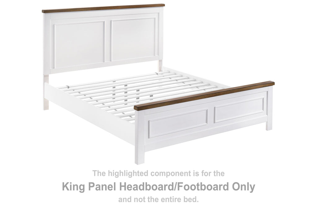 Westconi King Panel Headboard/Footboard