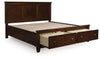Danabrin King Panel Storage Bed
