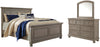 Lettner Queen Panel Bed, Dresser and Mirror