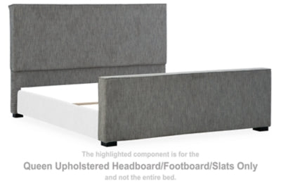 Steenlage Queen Upholstered Headboard/Footboard/Slats