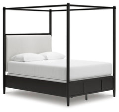 Portdown Queen Upholstered Canopy Bed