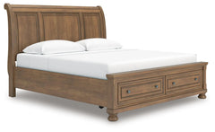 Vandenmore King Storage Sleigh Bed
