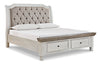 Havalance King/California King Sleigh Storage Footboard